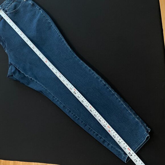~ J.Jill 20w Jeggings Premium Flex High Rise Leggings Blue Denim Stretch Plus - Picture 4 of 12